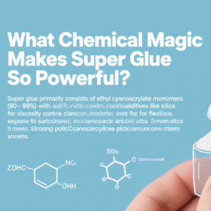 What Chemical Magic Makes Super Glue So Powerful?
