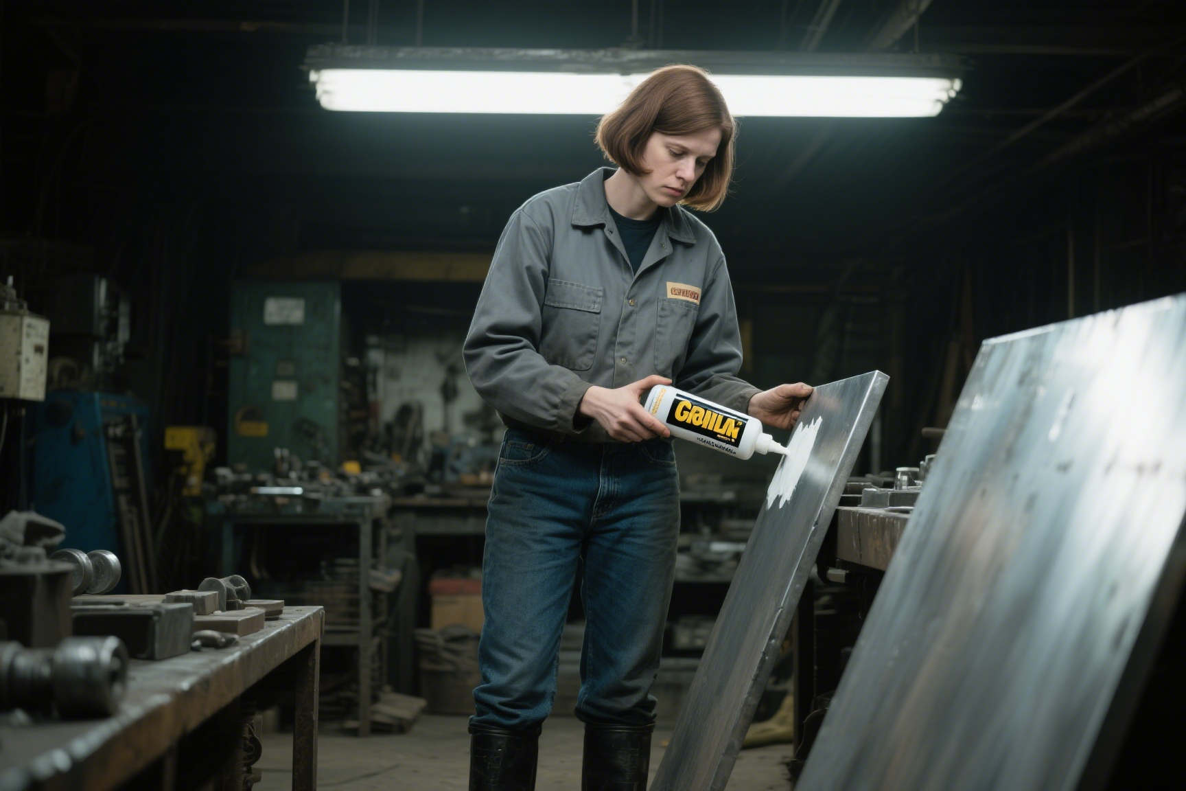 gorilla glue on metal parts